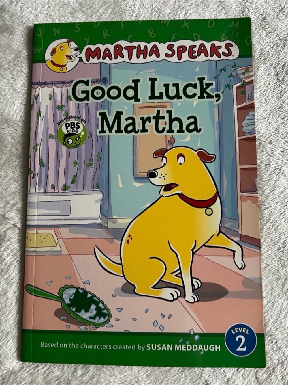 PBS Kids Book Good Luck, Martha! Martha Speaks Readers Level 2 by Susan Meddaugh